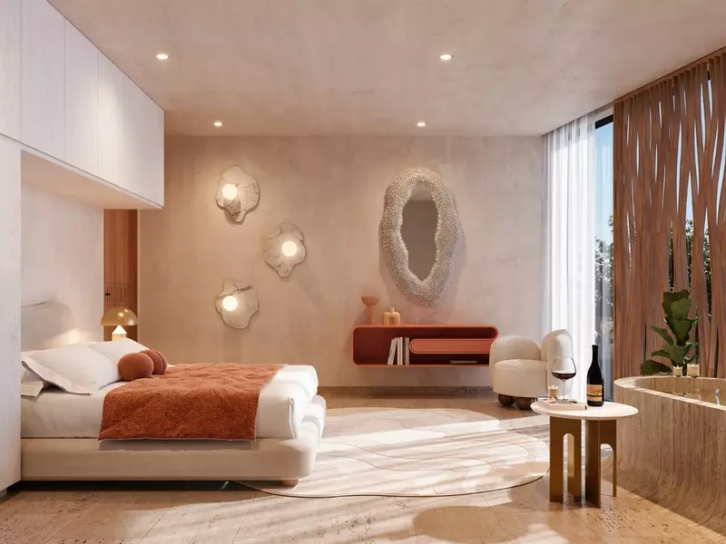 Tulum Airbnb bedroom suite prepared for the next guest