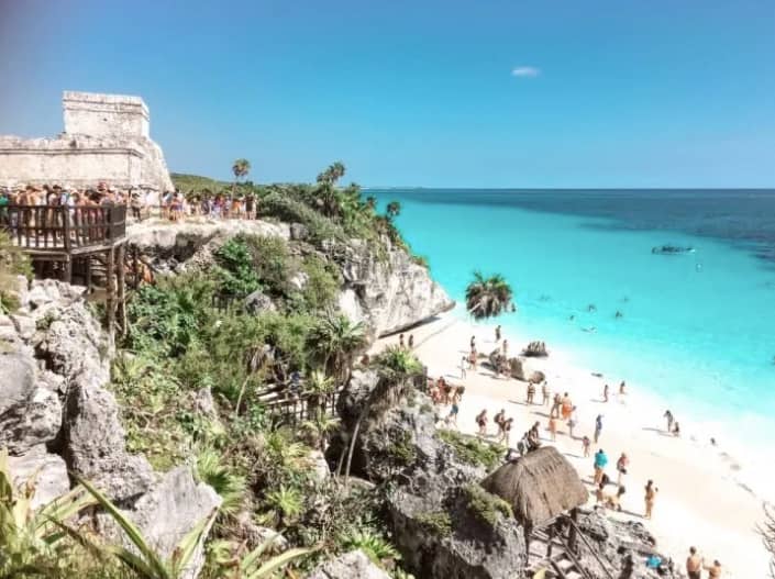 Tulum Beach and hotel zone