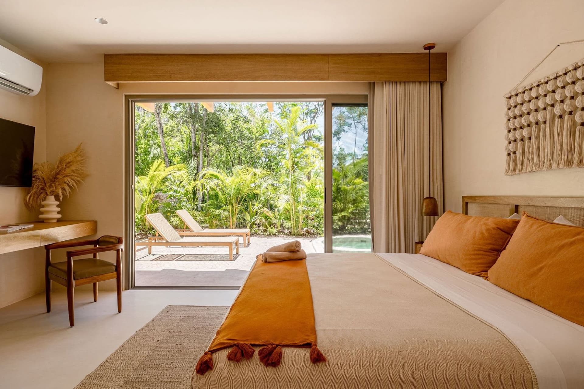 Furnished bedroom